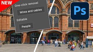 NEW AUTO REMOVE Distractions in Photoshop with ai tool