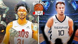 Jarrett Allen RENOVA por valor ALTÍSSIMO - Luke Kennard FICA em Memphis  Mercado NBA