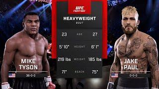 Mike Tyson vs Jake Paul FULL FIGHT  UFC 5 AI Simulation