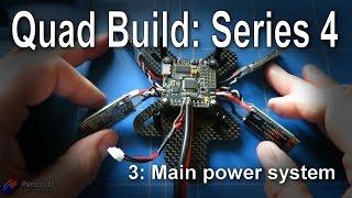 35 Quad Build Series 4 Connecting the Betaflight F3 ESCs and Power to the frame