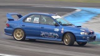 INSANE DRIVING Subaru Impreza WRX STi GC8 on Track - LOUD Turbo Sound ft. External Wastegate