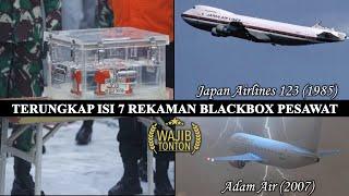 7 REKAMAN BLACKBOX KECELAKAAN PESAWAT DI DUNIA FULL TERJEMAHAN INDONESIA