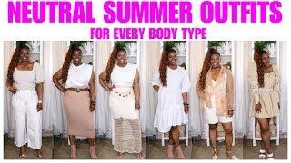 NEUTRAL SUMMER OUTFITS