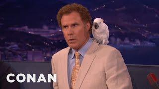 Dont Ask Will Ferrell About Professor Feathers  CONAN on TBS