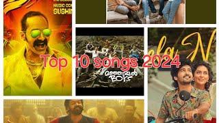 TOP 10 Malayalam song 2024 movie songs2024 hits #song