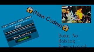 NEW Boku No Roblox Remastered Codes NOT CLICKBAIT
