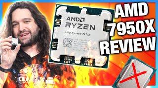 95°C is Now Normal AMD Ryzen 9 7950X CPU Review & Benchmarks