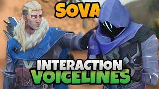 Valorant - Sova Interaction Voice lines With Other Agents