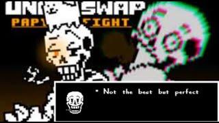 The perfect Underswap Papyrus fight NnN Underswap