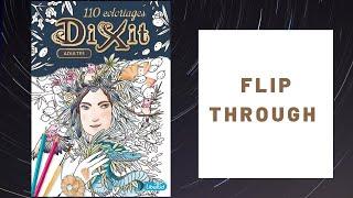 Dixit 100 coloriages adulte - Libellud - Flip Through ️