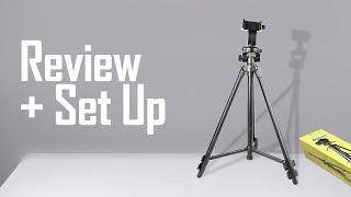 Walmart Focus Onn Tripod With Smartphone Cradle Unboxing & Set up