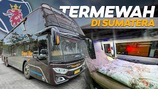 17 JAM REBAHAN BUS SLEEPER TERMEWAH DI SUMATERA  Trip Sempati Star Double Deck Medan - Pekanbaru