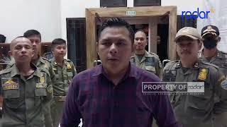 SEJUMLAH WARIA TERCIDUK SATPOL PP SAAT MANGKAL DI CILEMBANG