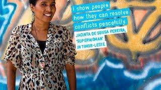 Faces & Stories Superwoman in Timor-Leste