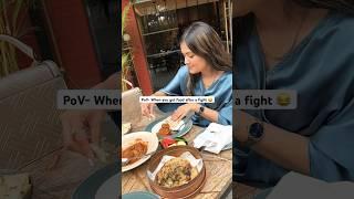 Food after fight   Just hungry not angry  Shanika Khurmi  #ashortaday #ytshorts #shorts