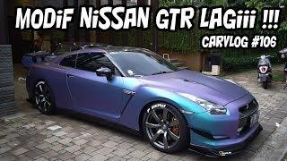 PASANG SPOILER CANARD & TIRE LETTERING DI NISSAN GTR R35  VLOG #106