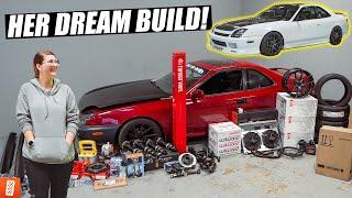 Surprising our SUBSCRIBER with HER DREAM CAR BUILD Full Transformation  1997 Honda Prelude