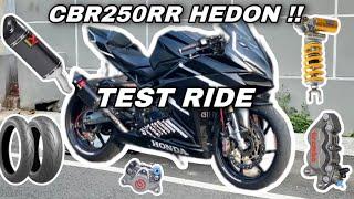 Test Ride CBR250RR Full Modif Hedon