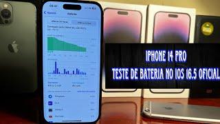 IPHONE 14 PRO Desempenho da bateria no IOS 16.5 OFICIAL.