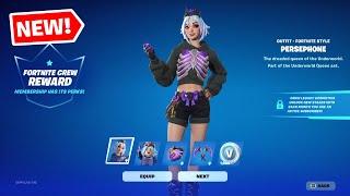 Fortnite July 2024 Crew Pack EARLY Showcase with Styles - Persephone Crew Pack Skin Cosmetics