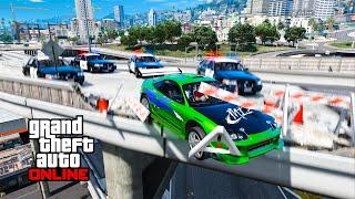 ЧИТ ТАЧКА ИЗ ФОРСАЖА УХОДИТ ОТ ПОГОНИ НА МАКСИМАЛЬНОЙ СКОРОСТИ В GTA 5 ONLINE