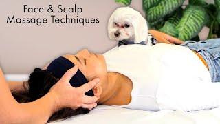 De-Stress Now ️ Face & Scalp Massage Tutorial Massage Therapy for Ultimate Relaxation  15 Minutes