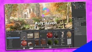 NEW Poly Haven Asset Browser Add-On for Blender