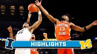 Illinois at Michigan  Highlights  Big Ten Mens Basketball  Jan. 18 2024