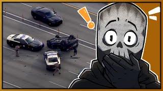 reacting to insane cop chases