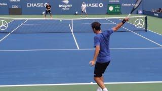 Federer Training 2018 Court Level View HD