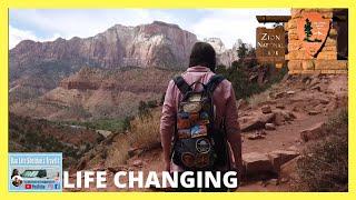 LIFE CHANGING SPIRITUAL EXPERIENCE OF ZION NATIONAL PARK WATCHMAN TRAIL. NATIONAL PARK EXPERIENCE