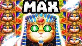 NEW CLEOCATRA  SLOT SUPER BIG WIN  PREMIUM SYMBOLS & HUGE MULTIS FULL LINE‼️ *** MAX BET ***