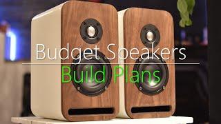 DIY Budget Bookshelf  Desktop Speakers  Build Plans