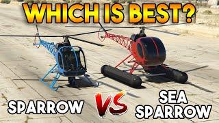 GTA 5 ONLINE  SPARROW VS SEA SPARROW WHICH IS BEST?