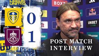 Daniel Farke reaction  Leeds United 0-1 Burnley  EFL Championship