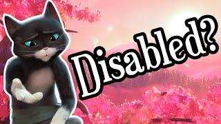 Is Kitty Softpaws Disabled?