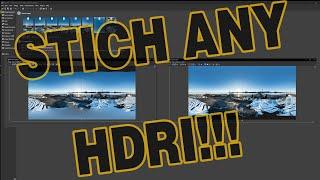 Stich Any HDRI in PTGUI