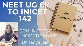 20th Notebook How to make it?