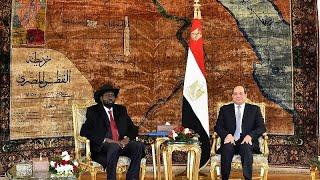 Egypts Sissi South Sudans Kiir meet in Cairo