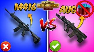 M416 vs AUG Which is Better? Update 2.8 Patch PUBG Mobile Weapon Comparison