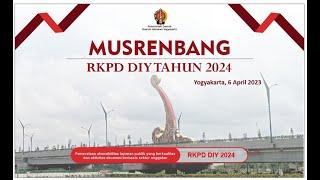 MUSRENBANG RKPD DIY TAHUN 2024