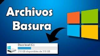 Como ELIMINAR ARCHIVOS BASURA de mi PC Windows 10 ️ Limpiar y Optimizar mi PC Sin Programas 