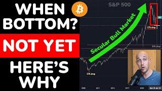  Why Many Crypto Investors Will Be WRONG.  Macro Stock & Bitcoin Bottoms Almost For Sure NOT in.