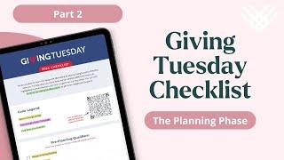 September Giving Tuesday 2024 Campaign Checklist  Part 2