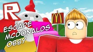 ESCAPE McDONALDS?? Roblox Obby