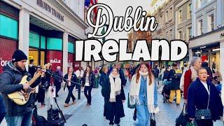 Dublin Ireland Grafton Street Dublin City Centre  4k walking tour Dublin Ireland