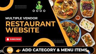 Add Category and Menu Items In Django  Multivendor Restaurant Website  video-45