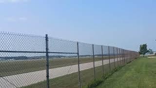 United Airlines Airbus A319 Takeoff from TVC.