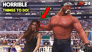 17 Horrible Things You Can Do in WWE 2K24