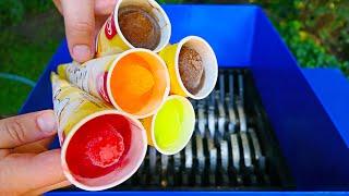 Shredding ICE CREAMS Satisfying Video